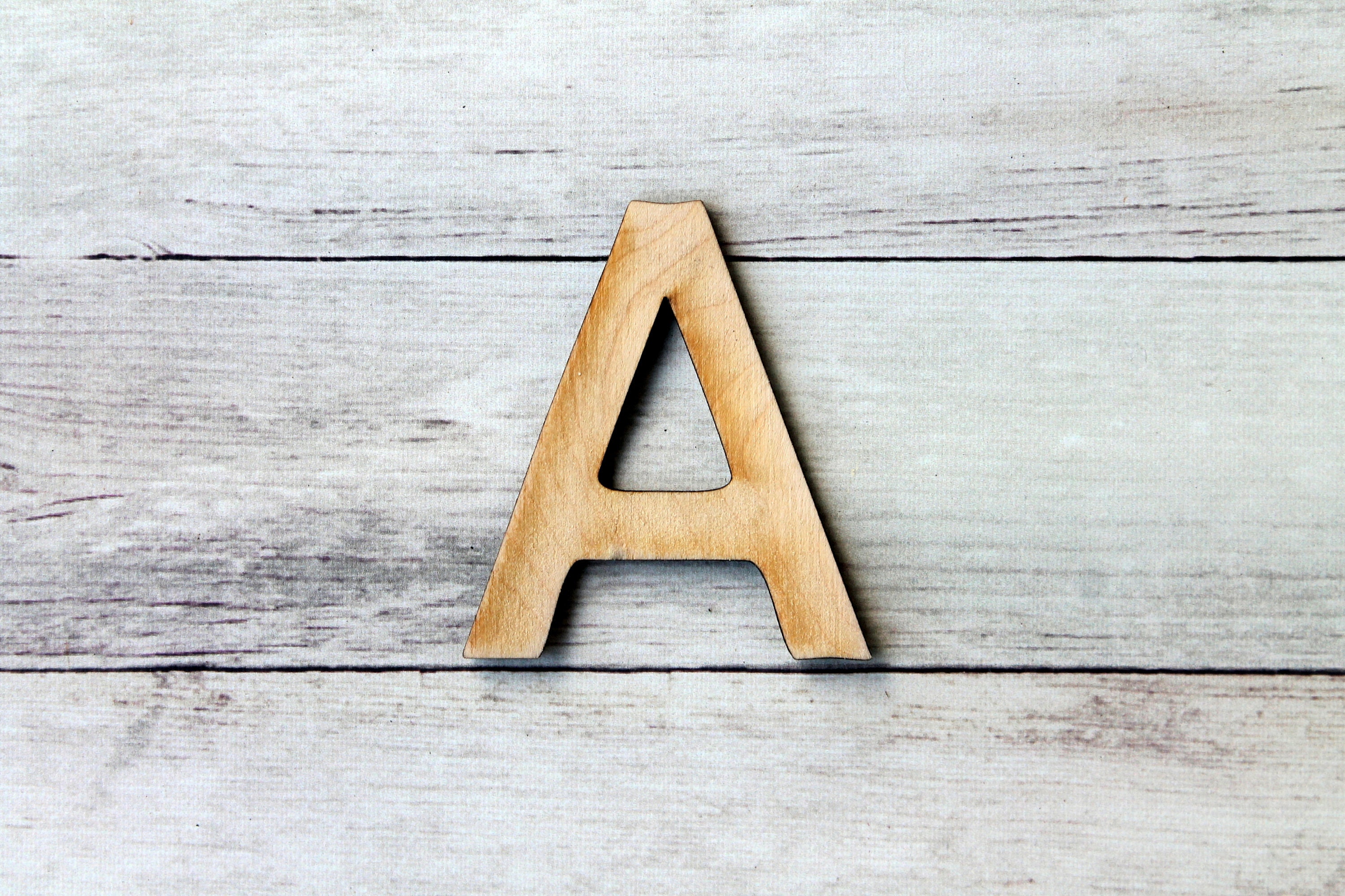 Unfinished Wood Letters, Wood Craft Letters Multiple Sizes, Craft Sup…