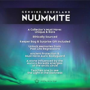 Genuine Greenland Nuummite is a perfect gift for a rock crystal collector. Ancient stone must have auric bodyguard for empath protection. Ethically sourced Nuummite - unique and rare. Reveal memories from past life regressions and meditation with Nuummite. Nuummite is a stone energized by the aurora borealis of the arctic circle & the Earth's old north pole. This 3 billion years old specimen can teach one to see the light during soul evolution and helps with shadow transformation.