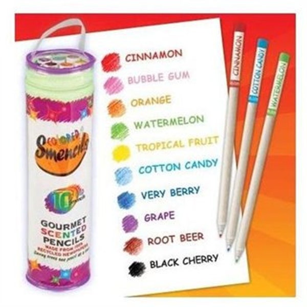 Colored Smencils, Lead Color, Assorted 10 Pack by  Educational Insights