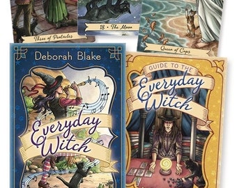 YISHIYI Witch Tarot Deck for Divination Everyday Witch Tarot Oracle Card