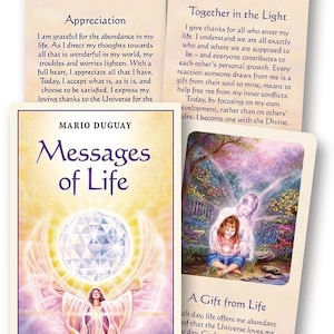 Messages of Life Cards Deck Set Inspirational Affirmation card magic magick witch craft witchcraft wicca pagan wiccan oracle tarot
