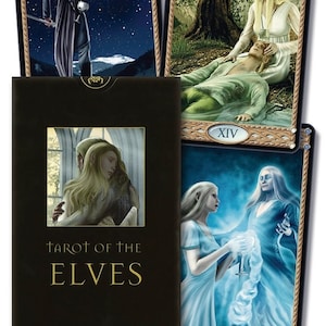 Tarot of the Elves Deck Cards Set Fantasy Art Oracle Card Booklet divination magick magic pagan wicca wiccan witch craft witchcraft elf