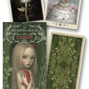 Ceccoli Tarot Deck Cards Set Card Booklet Nicoletta Ceccoli Oráculo adivinación magia magia wicca wicca brujería brujería fantasía arte