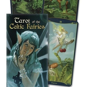 Tarot of Celtic Fairies Deck Cards Set Oracle Card Booklet divination magick magic pagan wicca wiccan witch craft witchcraft fairy faery