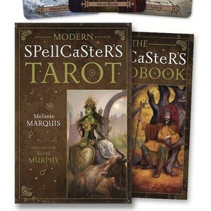 Modern Spellcaster&#39;s Tarot Kit Card Deck & Guidebook Set oracle cards Book magic magick witch craft witchcraft wicca pagan wiccan
