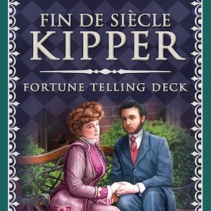 Fin De Siecle Kipper Fortune Telling Deck Cards Set Oracle Card & Book Tarot Kit magia magia pagão wicca wiccan bruxaria bruxaria