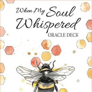 Toen Mijn Ziel fluisterde Oracle Deck Cards Set Kaart Boekje waarzeggerij magie magie heidense wicca heksen ambacht hekserij bij tarot hommel