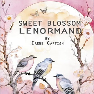 Cartas del juego Lenormand Sweet Blossom, baraja de cartas del oráculo, tarot, magia, magia pagana, brujería, brujería, wicca, wiccan, celta, druida, brujas