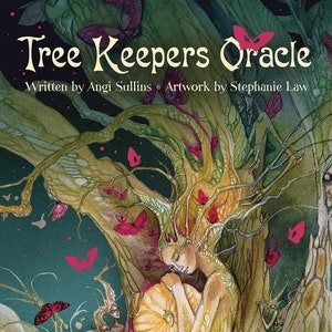 Tree Keepers Oracle Cards & Guidebook Set Stephanie Law Fantasy Art Tarot Card Deck Book Kit magick magic pagan wicca witch craft witchcraft