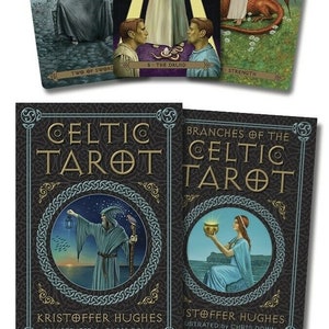 Celtic Tarot Kit Card Deck & Guidebook Set oracle cards and book magic magick witch craft witchcraft wicca pagan wiccan celts wiccan druid