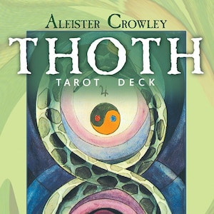 Thoth Tarot Grote Deck Cards Set Card Booklet Kit fantasie kunst magick magische magickal heks orakel occulte wicca wiccan heidense Aleister Crowley