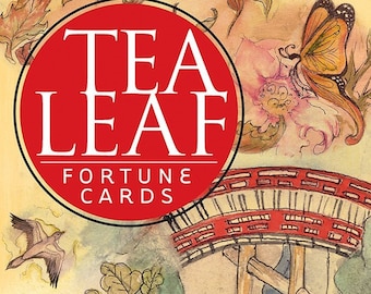 Tea Leaf Fortune Cards Kit Card Deck & Guidebook Set Oracle Cards and Book magic magick witch craft witchcraft wicca pagan tarot tea reading
