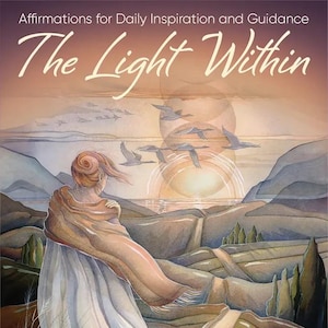 La luce interiore: affermazioni per l'ispirazione quotidiana e la guida, carte e guida, set di Jody Bergsma, kit di tarocchi e oracoli, magia pagana