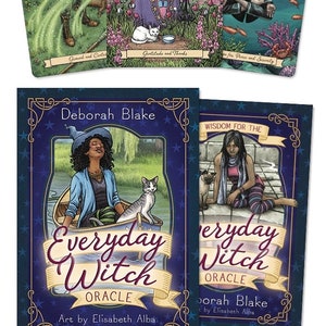 Everyday Witch Oracle Cards Set Tarot Card Deck Booklet Kit magick magic pagan wicca wiccan witch craft witchcraft every day