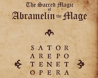 Sacred Magic of Abramelin The Mage Book magick witch craft witchcraft pagan wicca wiccan folk lore magical magickal