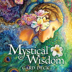 Conjunto de cartões e guia de sabedoria mística Oracle Josephine Wall Tarot Card Deck Book Kit fantasia arte magia magia pagão anjo misticismo bruxa