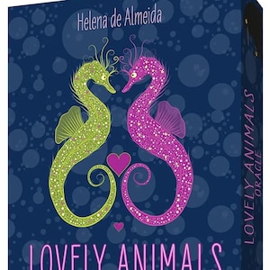 Lovely Animals Oracle Kit Card Deck & Guidebook Set cartas de oráculo y libro magia brujería brujería wicca pagan wiccan tarot