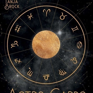 Astro-Cards Oracle Deck Kit Cartes & Guide Ensemble de tarot Astrologie magique Magie du zodiaque Sorcellerie astrologique sorcellerie wicca livre païen