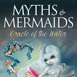 Ensemble de cartes et guide Mythes et sirènes Oracle of the Water Kit de livre de cartes Tarot Jasmine Becket-Griffith La fée sirène The Strangeling myth
