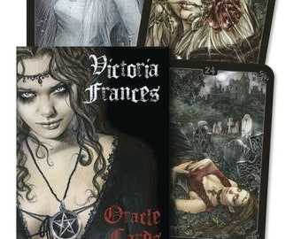Gothic Oracle Victoria Frances Tarot Deck Cards Set Card Booklet divination magick magic pagan wicca wiccan witch craft witchcraft goth