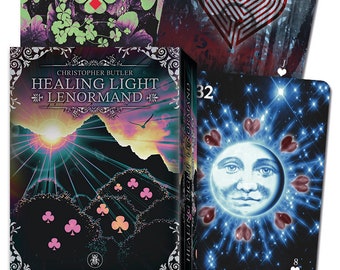 Healing Light Lenormand Tarot Deck Cards Set Fantasy Art Oracle Card Booklet divination magick magic pagan wiccan witch craft witchcraft