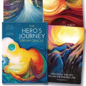 Hero es Journey Dream Orakel Karten & Ratgeber Set Tarot Karten Deck Buch Kit Magie Pagan Wicca Wicca Hexe Bastel hexerei