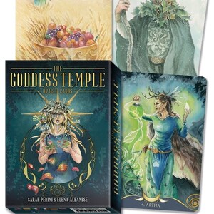 Die Göttin Tempel Orakel Kit Karten Karten Set Magie Pagan Wicca Wicca Hexe Basteln Hexenkunst Tarot Göttinnen