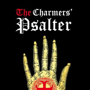 May include: A black and white illustration of a hand with a red cross inside a circle on the palm. The text "The Charmers' Psalter" is at the top of the image and "Gemma Gary" is at the bottom.