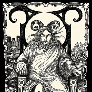 Tarot Of The Abyss Set Cards Oracle Card Deck Book Kit magick magic pagan witchcraft witch craft wicca wiccan goth gothic black white