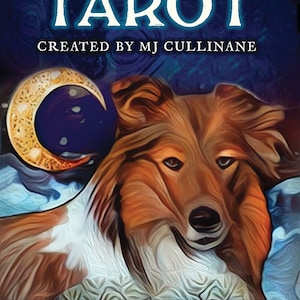 Wise Dog Tarot Karten & Ratgeber Set Hunde Orakel Karten Deck Buch Kit Fantasy Kunst Magie Pagan Wicca Wicca Hexe Bastel hexerei