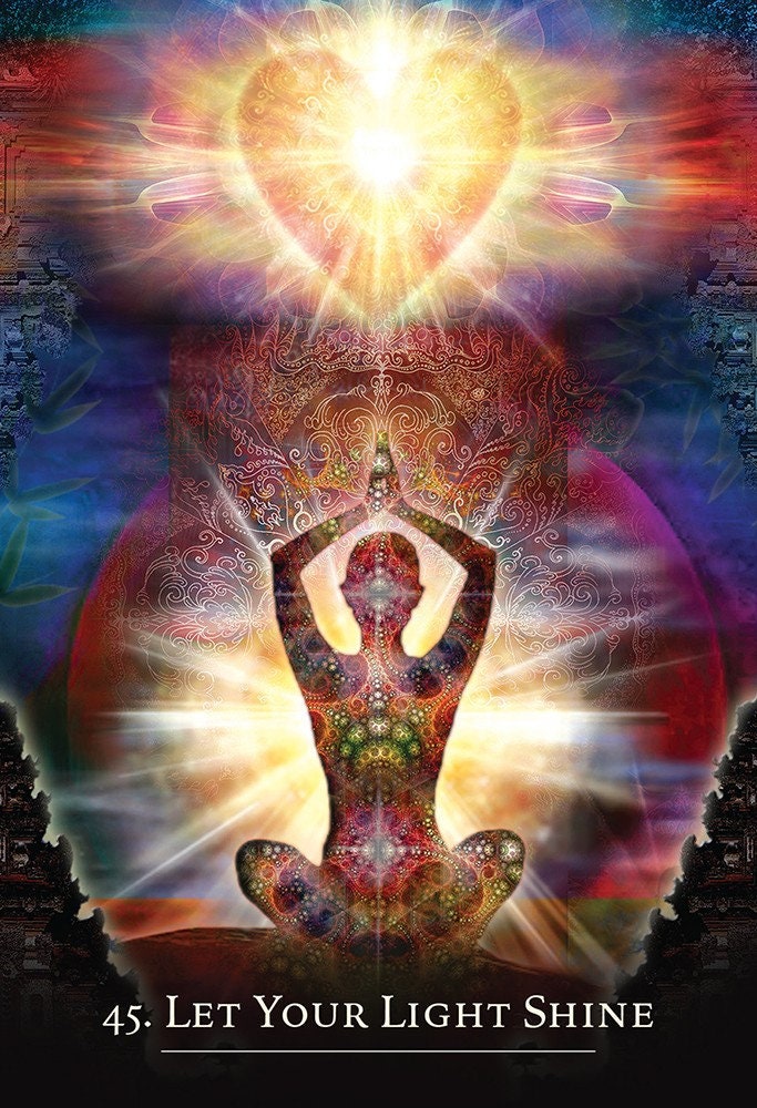 Secret Language of Light Oracle Cards & Guidebook Set Tarot Card Deck ...