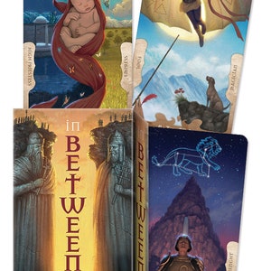 In Between Tarot Deck Cards Set Oracle Card Booklet divination magick magic pagan wicca wiccan witch craft witchcraft druid celtic wiccan