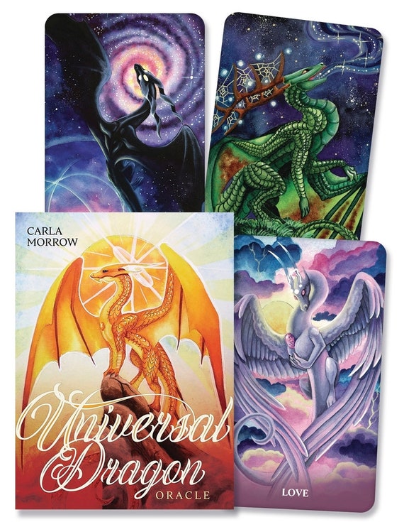 Universal Dragon Oracle Cards and Book Set Tarot Card Deck - Etsy