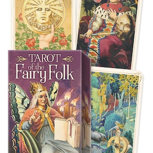 Tarot Of The Fairy Folk Deck Cards Set Oracle Card Booklet divination magick magic pagan wicca wiccan witch craft witchcraft faerie faery