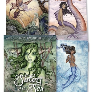 Sisters Of The Sea Card & Book Kit Amy Brown Art tarot oracle cards Mermaid Magic Siren Magick Mermaids Witch Craft Witchcraft Wicca Pagan