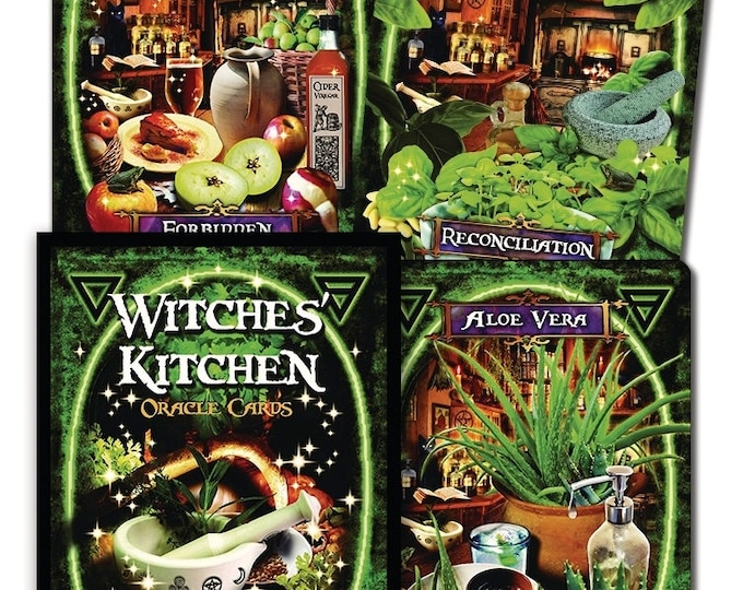 Witches' Kitchen Oracle Kit Deck Cards Set Card Booklet Divination ...
