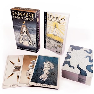 Tempest Tarot Deck Cards Set Fantasy Art Oracle Card Booklet divination magick magic pagan wicca wiccan witch craft witchcraft Druid Celtic