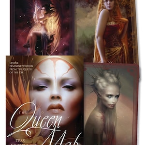 Queen Mab Orakel Vrouwelijke Wijsheid Van De Koningin Van De Fae Kaartenspel Boekenset Kaarten magische magie heks ambacht hekserij Fairy Faery Faerie