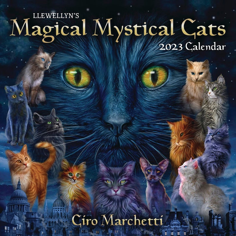 llewellyn-s-2023-magical-mystical-cats-calendar-cat-etsy