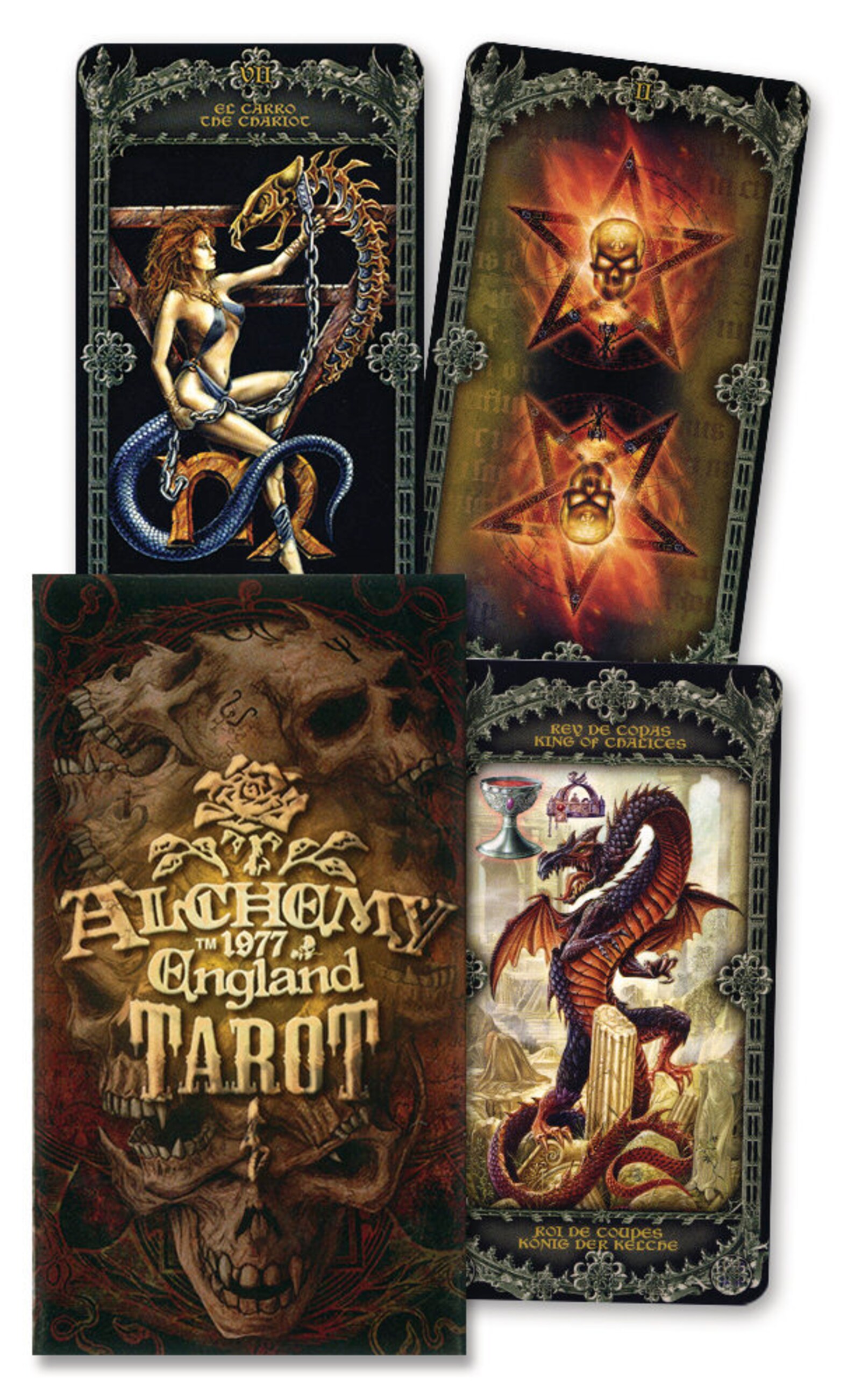 Alchemy 1977 Gothic Tarot Deck Cards Set Oracle Card Booklet Etsy
