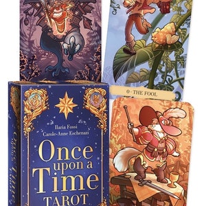Once Upon A Time Tarot Set Kaarten Oracle Card Deck Kit magie magie heidense hekserij heks ambacht wicca wicca Sprookje Folklore faery