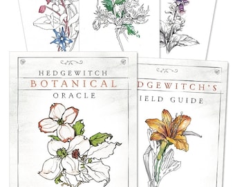 Hedgewitch Botanical Oracle Kit Card Deck & Guidebook Set tarot cards and Book magic magick hedge witch craft witchcraft wicca pagan wiccan
