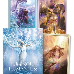 Luminous Humanness Oracle Cards & Guidebook Set Tarot Card Deck Book Kit magick magic pagan wicca wiccan witch craft witchcraft magick Druid