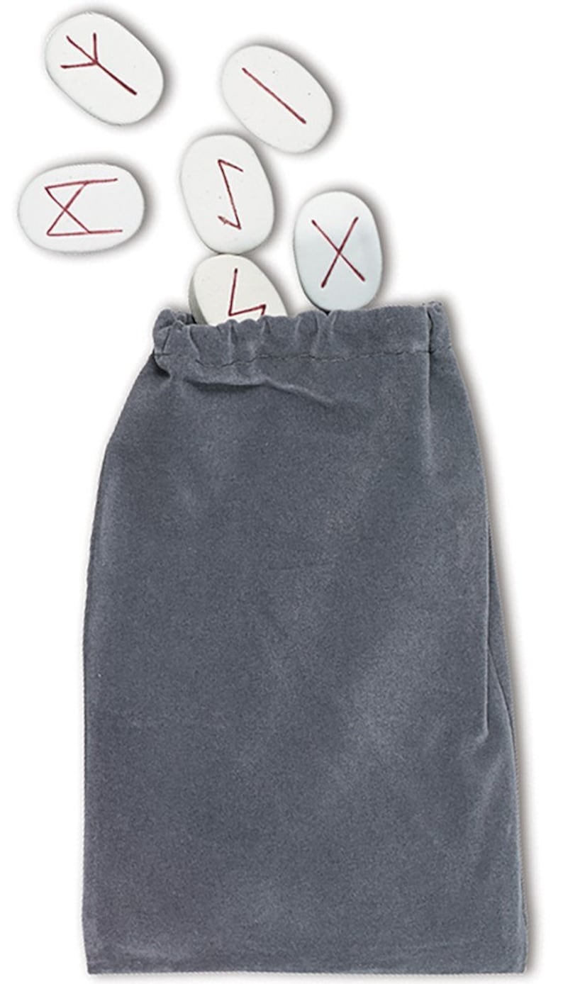 El Libro de las Runas Set Piedras Rúnicas Velvet Bolsa guía y kit de piedras rúnicas Adivinación nórdica brujería pagana brujería wicca wicca imagen 4