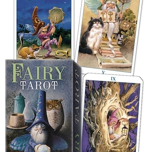 Fairy Tarot Deck Cards Set Oracle Card Booklet divination magick magic pagan wicca wiccan witch craft witchcraft faerie faery faeries