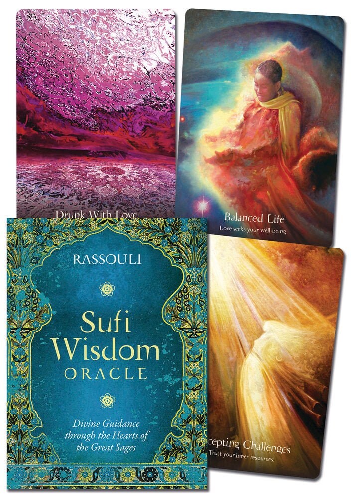Sufi Wisdom Oracle Cards & Guidebook Set Tarot Card Deck Book | Etsy