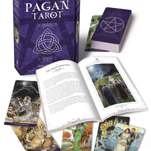 Pagan Tarot Kit Card Deck &amp; Guidebook Set Oracle Cards and - Etsy