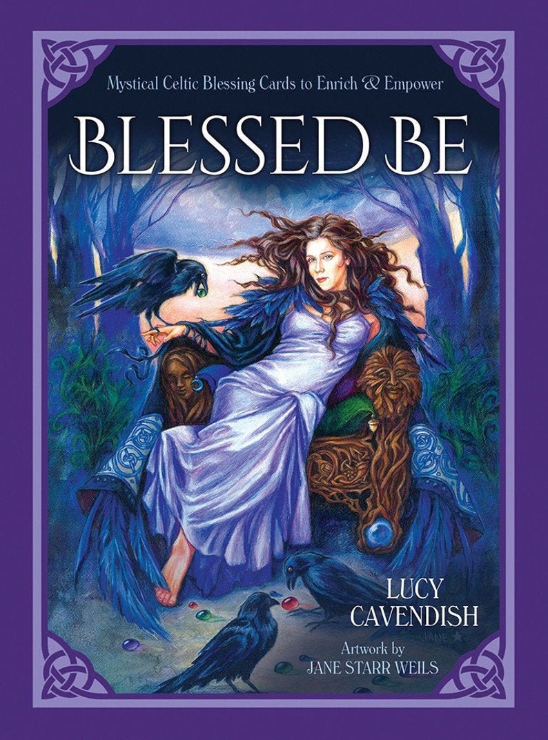 Blessed Be Oracle Cards & Guidebook Set Tarot Card Deck Book | Etsy
