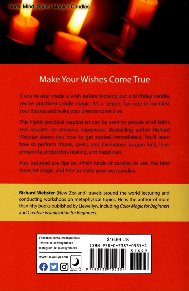 Candle Magic for Beginners Book Candles Magick Witch Craft Witchcraft ...