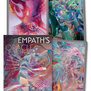 Empath's Oracle Cards & Guidebook Set Tarot Card Deck Book Kit Empathic Magick Empath Magic pagan wicca wiccan witch craft brujería